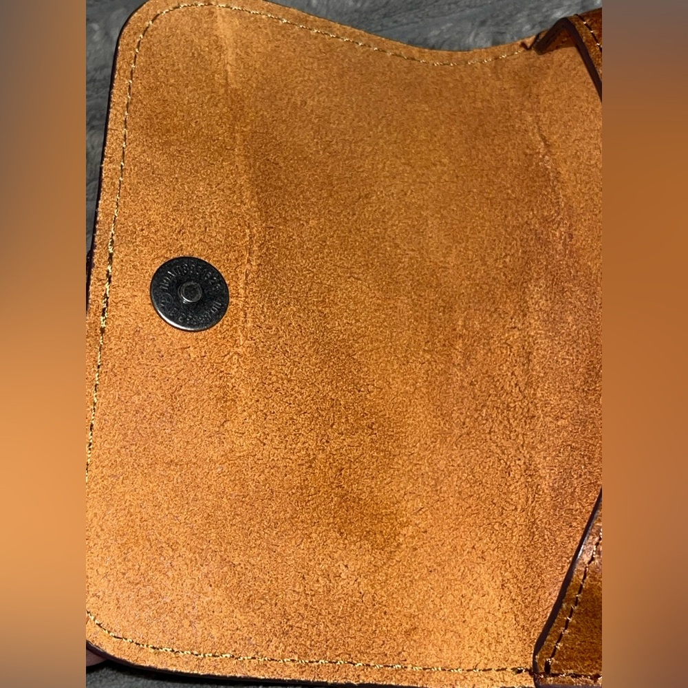 New cross body leather bag purse Unisex - Picture 6 of 8